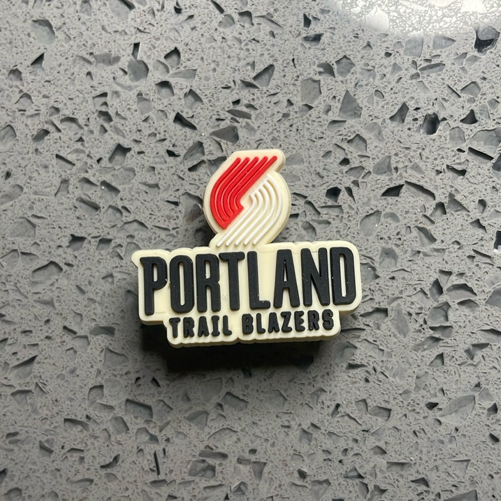 7/$10 NBA Portland Blazers crocs shoe charm Jibbitz